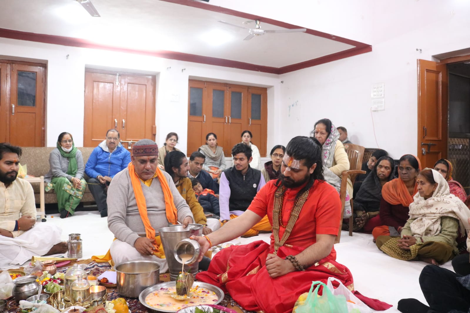 Rishikesh- Rudrabhishek Puja with 3 Bharamins